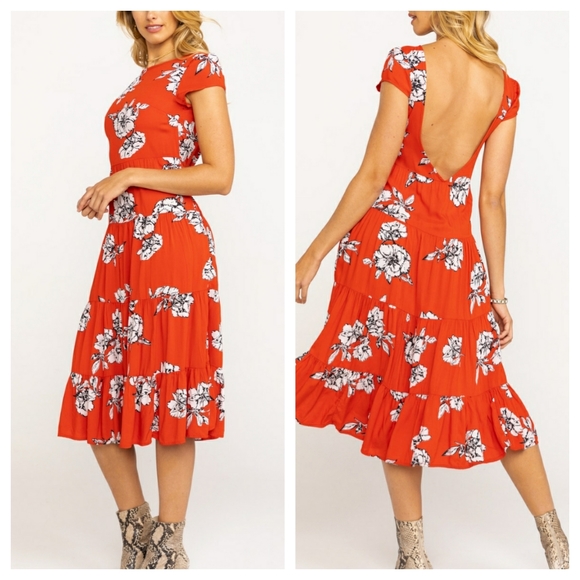 Free People Dresses & Skirts - Free People Women's Rita Tiered Mide Dress